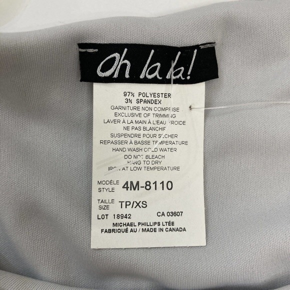 Oh la la! by Michael Phillips Ltee, Women's Pencil Dress, long sleeve, Sz PT/XS - Picture 5 of 6